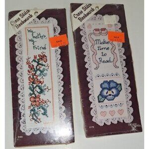New Berlin Bookmark Cross Stitch Kit NIP Lot Of 2